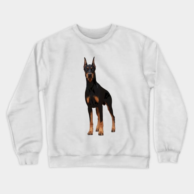 Doberman Pinscher Dog Elegance Crewneck Sweatshirt by ElegantCat